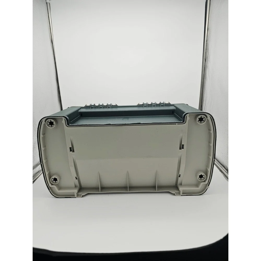 Plano 732 Outdoor Sports Angled Fishing Tackle Box Storage System, Green / Grey